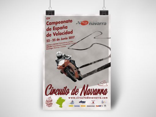 Cartel Circuito de Navarra