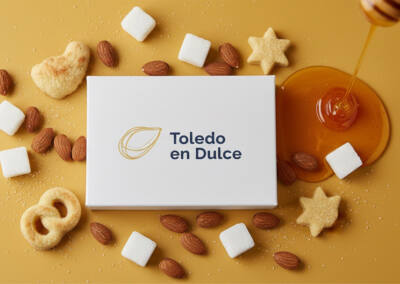 Branding, identidad de marca y diseño web. Toledo en Dulce